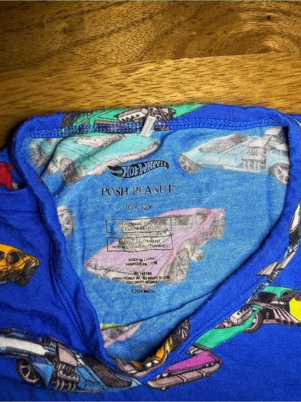 Posh Peanut Hot Wheels Two Piece Pajama Set
